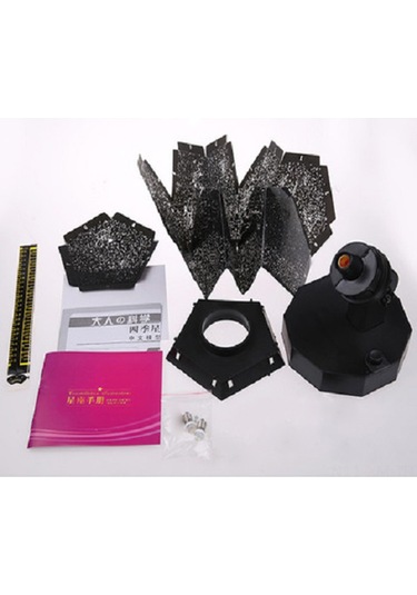 Ximistore9 Küresel Sarı Led Evren Yıldız Projeksiyonu Lambası - Otomatik Yıldız Hareket Takibi Ve Kolay Kurulum