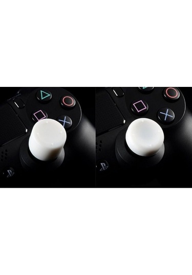 Ps4-ps5 Uyumlu 8in1 Analog Koruyucu Ve Yükseltici Pad Beyaz