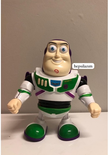 Dans Eden Işıklı Müzik Çalan Hareketli Buzz Lightyear Oyuncak Beyaz - Mor