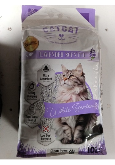 Catcat Lavanta Kokulu Kedi Kumu 10 Lt