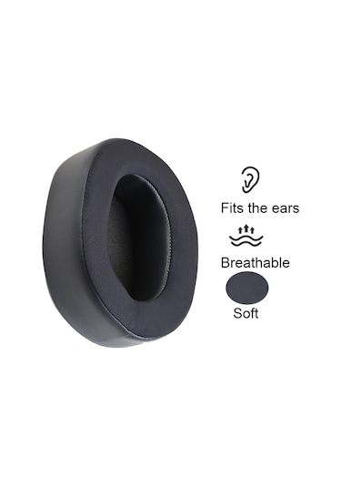 Sony Wh-1000xm2 Buz Jel Kulaklıklar Sünger Kapaklı Kulaklıklar Siyah