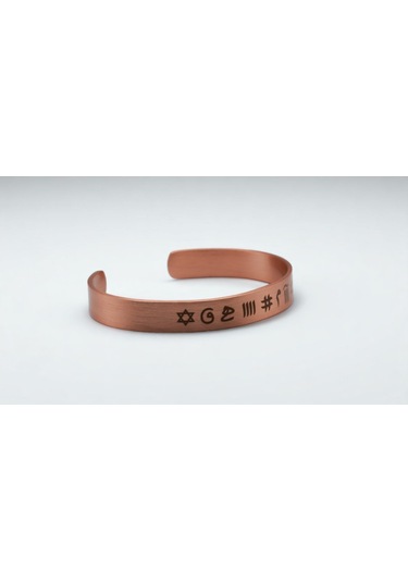 Bakır El Yapımı Şifa Ve Koruma Bilekliği, Enerji Bilekliği Unisex