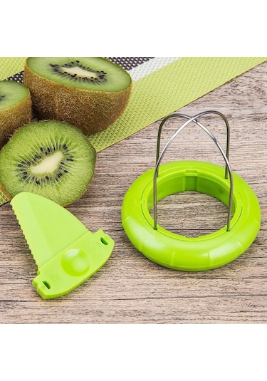 Sarı Kivi Kesici Mutfak Ayrılabilir Yaratıcı Meyve Soyucu Salata Pişirme Araçları Limon Soyma Aletleri Mutfak Aletleri Ve Aksesuarları