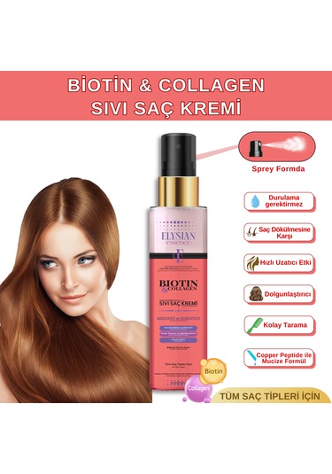 Elysian Essence Biotin & Collagen Sıvı Saç Kremi 150 ML