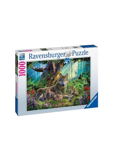 Ravensburger 1000 Parça Puzzle Wolves İn Forest 159871