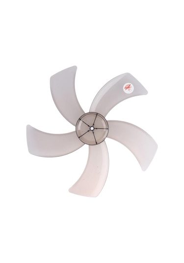 16 İnç Ev Plastik Vantilatör Pervanesi Beş Yapraklı Ayaklı Fan İçin Somun Kapaklı One Sıze