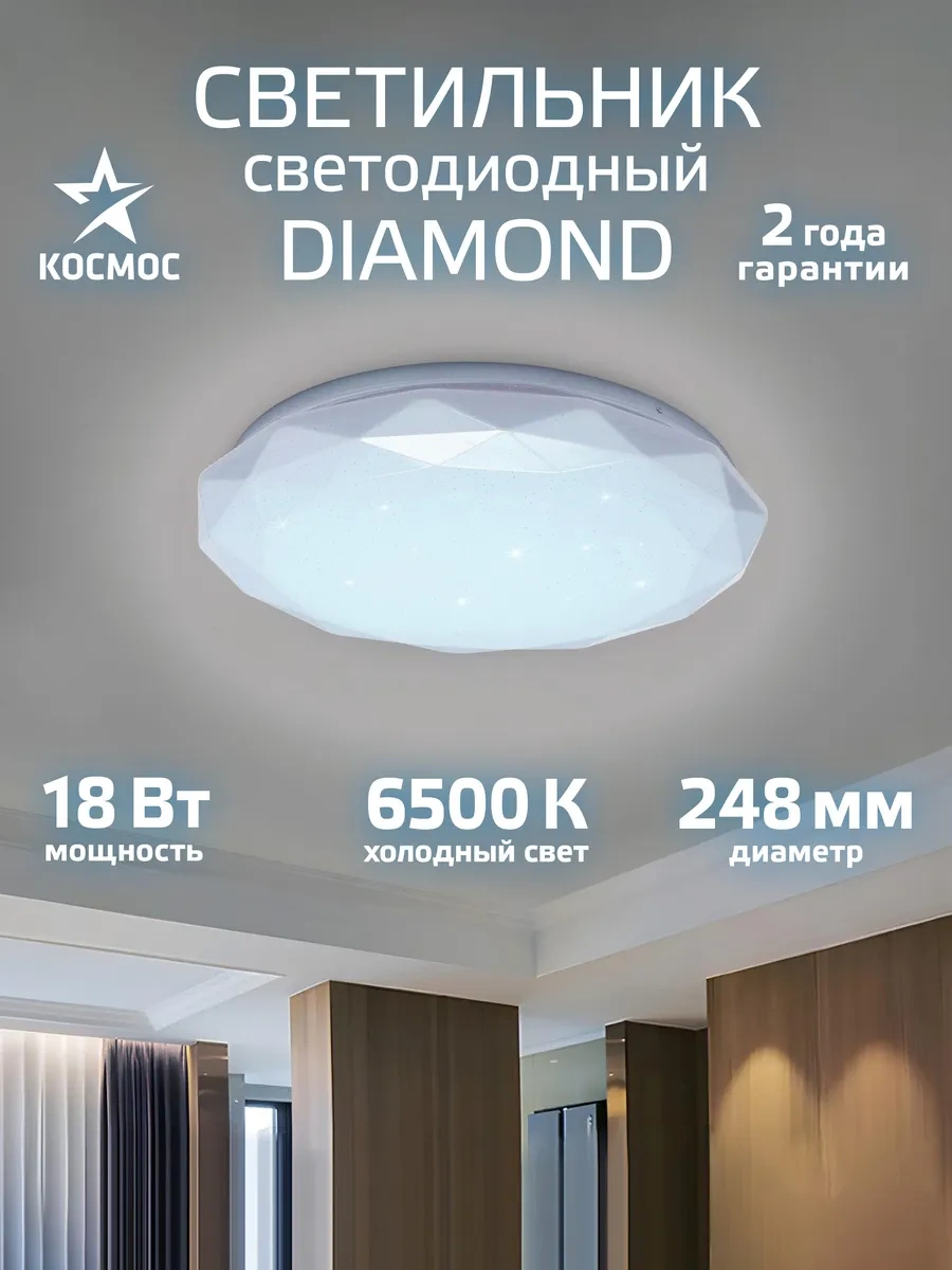 Kosmos 18 W Soğuk Işıklı Tavan Led Armatürü 283475833 Beyaz