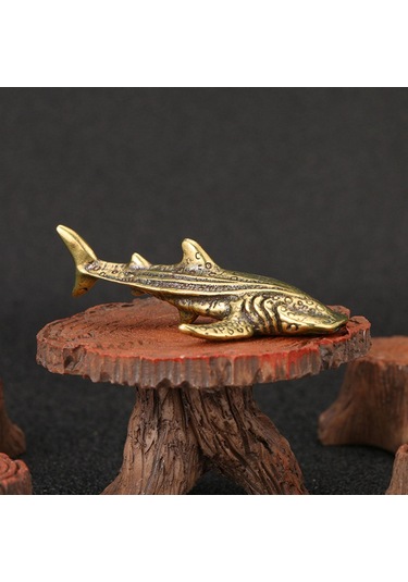 Suntek Mini Köpekbalığı Modeli El Yapımı Ev Dekoru Ofis 5.3cmx3.3cm