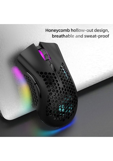 Dancemonkey 2.4g Bt5.0 Kablosız Fare, 800-1600 Dpı, 10m Menzil, 400mah Pil, Siyah/beyaz/pembe/yeşil Optik Optik