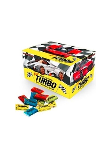 Turbo Tutti Frutti Aromalı Şekerli Sakız 100 Adet