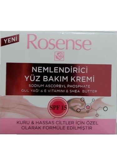 Rosense Nemlendiri Krem Normal ve Karma Ciltler için 50 GR