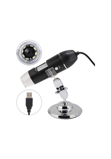 Usb 2.0 Dijital El Tipi Mikroskop Kablolu Endoskop Kamera 8 Ledli