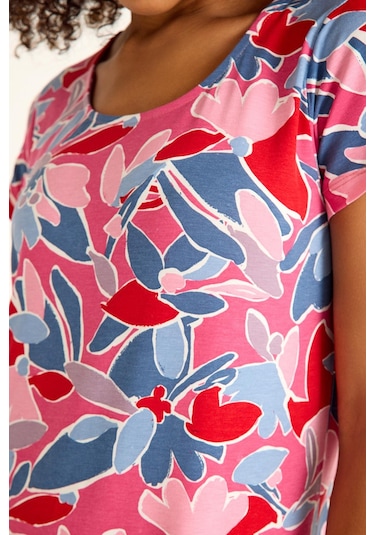 2 Adet Dökümlü Rahat Kalıp Penye Kumaş Anne Elbise-krem