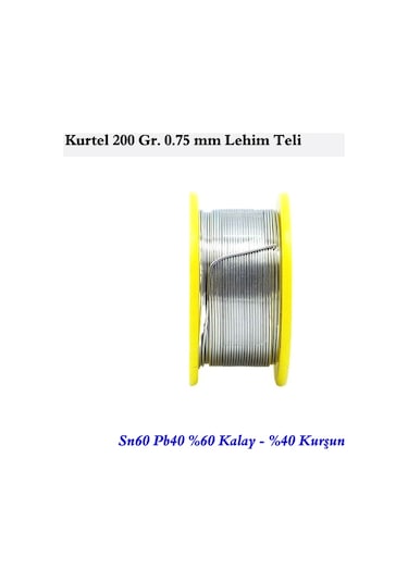 Kurtel 200 Gr. 0.75 mm Lehim Teli