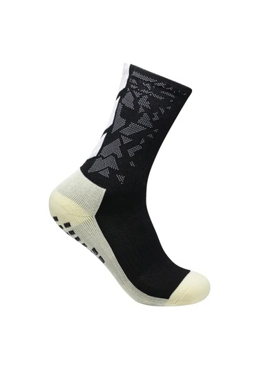 Moveevo Tüm Mevsimler İçin Spor Çorap - 1 Çift Paket - Siyah - Fitness Ve Vücut Geliştirme İçin Siyah