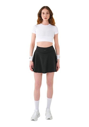 Musclecloth Aura Cross Crop T-shirt Beyaz