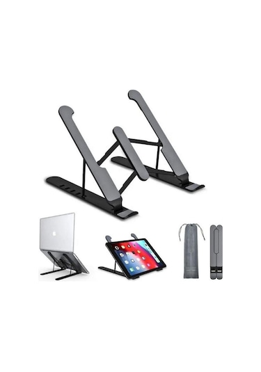 Vos Versa Katlanabilir Kademe Ayarlı Kaymaz Taban Laptop Notebook Standı Vk1012-315