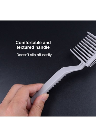 Yifomall Erkek Saç Kesimi Tarak - Anti Statik Düz Saç Fırçası Beyaz