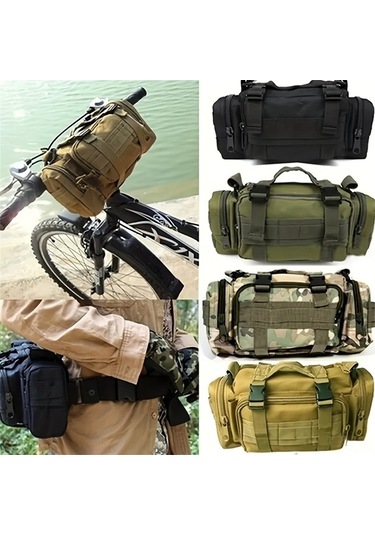 Maoyaya Balıkçılık Ve Koşu İçin Hafif Ve Dayanıklı Bel Çantası - Siyah Siyah