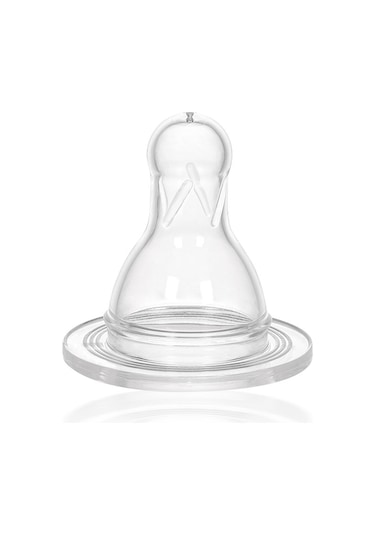 Wee Baby Yuvarlak Uçlu Silikon Biberon Emziği Normal Akış No:2 6-18 Ay