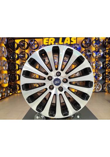 4 Adet Ford  7 17 5 108 Et50 63.4 Black Mack Jant Revize Edilmiş Takım