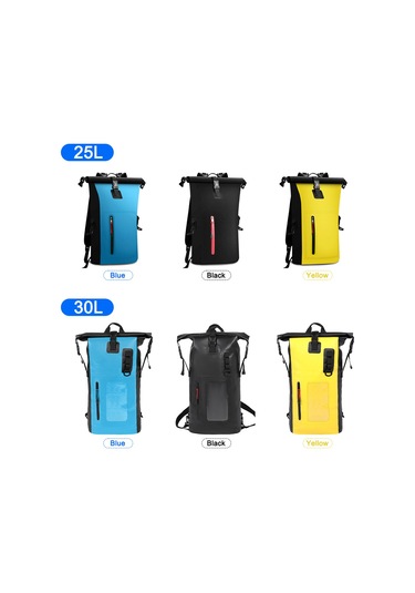 25l Su Geçirmez Sırt Çantası Ağır Hizmet Tipi Roll-top Y29190y Sarı