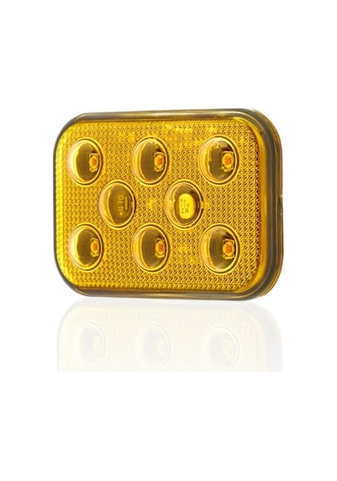 Sanel 24v Lamba 6-ledli Sarı 60 40 Mm Yapışkanlı