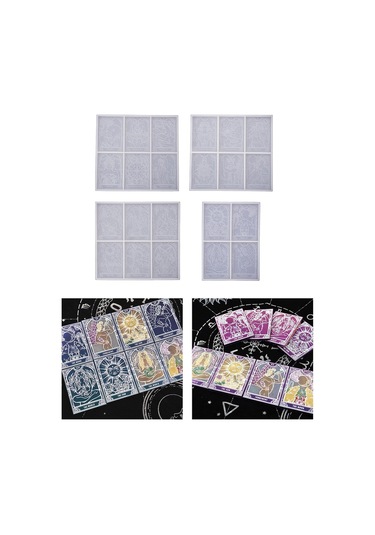 Suntek Tarot Kartları Reçine Kalıpları 22 Farklı Büyük