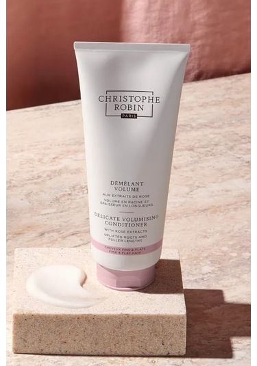 Christophe Robin Gül Özlü Saç Kremi, 200 Ml, Hacim Verici, Hassas