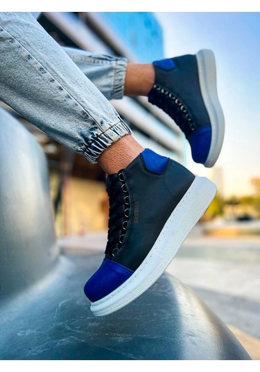 Ch258 Gbt Roma Colourful Erkek Bot Sıyah/sax Mavı Çok Renkli