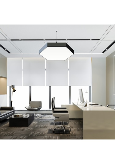 Altıgen Davul Modern Led Avize Linear Armatür Lineer