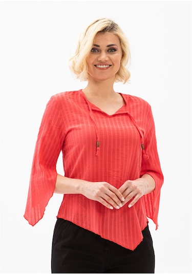 Rodos Gofre Bluz Mercan Mrcn