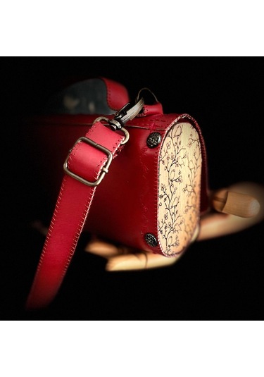 Hakiki Deri, El Yapımı Bayan Çanta, Bayan Cüzdan Larissa V31 Ekru