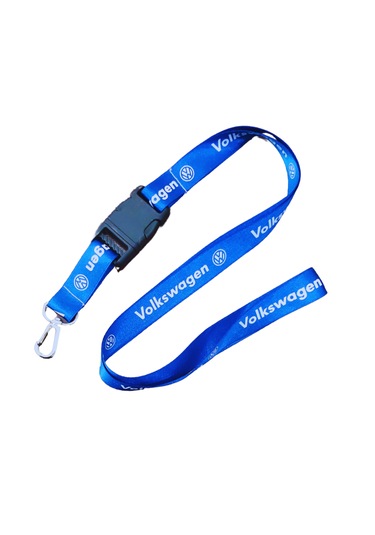 Volkswagen Mavi Oto Ayna Askısı & Anahtarlıklı Ayna Ipi