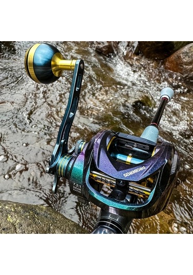 Motion003 Proberos Su Damlası Balık Makarası Sol El 5+1bb Bilyalı Rulman 7.2:1 Dişli Oranı 12kg Çekme Gücü Tatlı Tuzlu Su