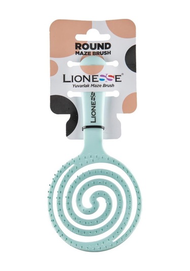 Lionesse Yuvarlak Maze Brush Mavi