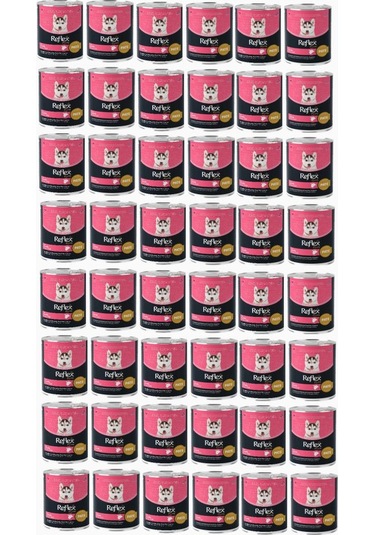 Reflex Plus Pate İçinde Et Parçacıklı Yavru Köpek Maması 395 Gr 48 Adet