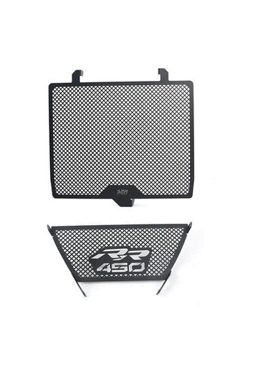 Dinosaurs Siyah, Excelle 450rr Modifiye Alüminyum Alaşımlı Su Tankı Ağı Radyatör Koruma Koruma Ağı İçin Uygundur Gosterildigi Gibi