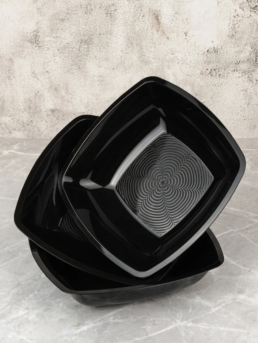 Plastcup 12'li Derin Plastik Tek Kullanımlık Tabak 239499908 12 Adet