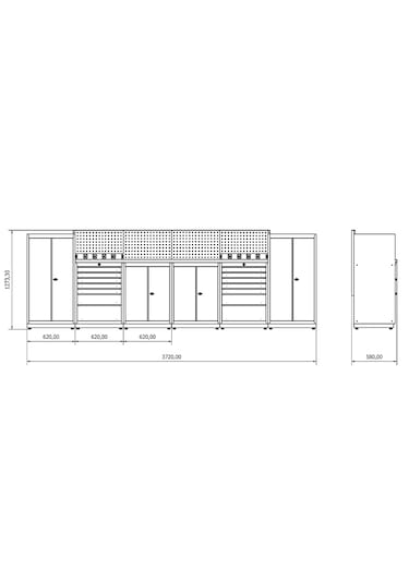 MT-1034 Modüler Çalışma Tezgahı -