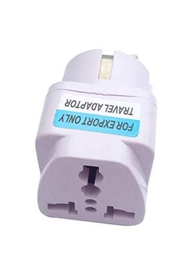 Besthome1 Genel Avrupa Fişi Ac 250v Güç Seyahat Adaptörü Beyaz