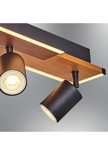 Özcan Aydınlatma 1419-3 3 Spotlu Plafonyer Meşe Meşe