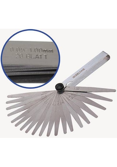 İzeltaş Sentil Filler Çakısı 0.05-1 MM Sentil Takımı 20 Parça 059