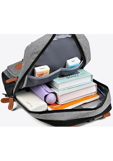 Ebitda Buyuk Kapasiteli Su Geçirmez Bilgisayar Seyahat Sırt Çantası Kırmızı 20-35l 16 İnç Sanbuyos Kırmızı