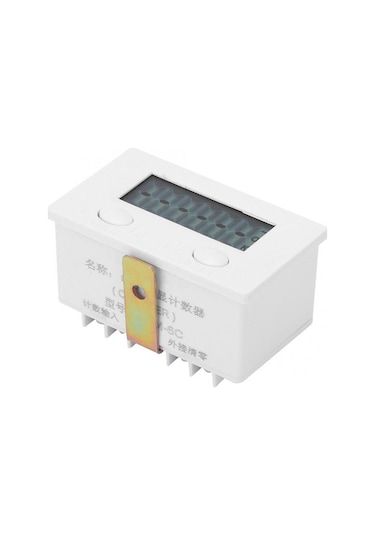 5 Ekran Elektronik Dijital Sayaç Endüstriyel Manyetik Sensör Anahtarı Delgi Sayacı, Özellik: Nikel Kaplama Bakır Sensörlü