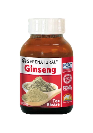 Ginseng Extract Powder Ginseng Toz Ekstrakt Ekstresi 100 Gr