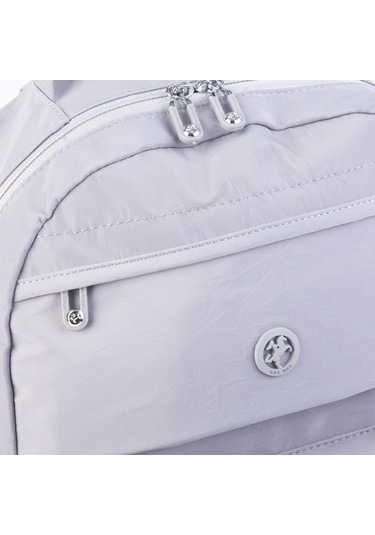 Nas Bag Extra Hafif Su Geçirmez Çok Gözlü Waterproof Unisex Sırt Çantası 30x40 Cm Gri