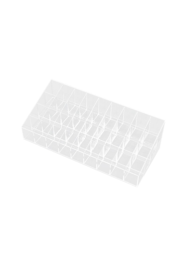 Suntek Akrilik Kozmetik Saklama Kutusu Şişeler Için 36-ızgara Şeffaf