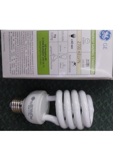 General 24 W E 27 Günışığı Spiralli Tasarruflu Ampul