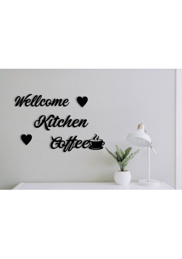 Tellcome Kitchen Coffee-duvar Yazısı